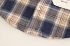 Conjunto niño 3 piezas de ropa niño: camiseta de algodón, camisa de cuadros y pantalón vaquero ancho cómodo en España