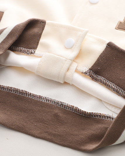 Conjunto niño invierno 3 piezas con chaqueta varsity, camiseta interior y pantalón largo,ropa infantil invierno en España