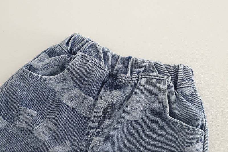 conjunto vaquero 3 piezas con chaqueta denim, camiseta de algodón y pantalón vaquero,Ideal para clima otoñal  en España