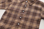 Conjunto ropa bebé niño 3 piezas invierno camisa de cuadros chaleco de lana pantalón , Ideal para clima otoñal en España