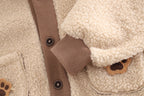 Conjunto bebé invierno 2 piezas chaqueta y pantalón felpa cálida,Ideal para clima otoñal en España