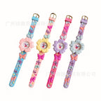 Relojes infantiles con diseños atractivos de flores y mariposas