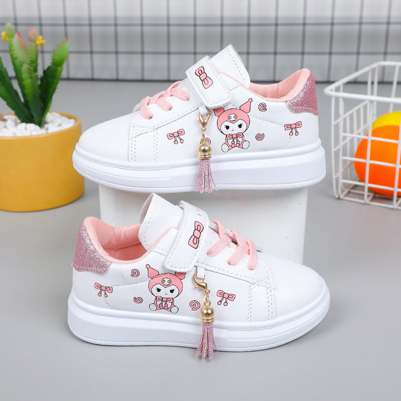 Zapato rosa encantador para niña con diseño de dibujos animados
