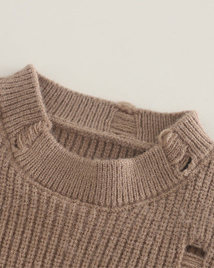 Conjunto niño 3 piezas casual moderno con chaleco de punto, ropa infantil niño,Ideal para clima otoñal en España