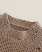 Conjunto niño 3 piezas casual moderno con chaleco de punto, ropa infantil niño,Ideal para clima otoñal en España