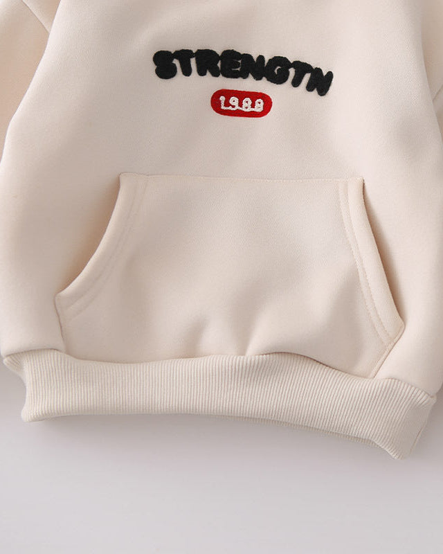 Conjunto de invierno bebé 3 piezas | ropa bebé invierno: sudadera, chaleco acolchado y pantalón con cintura elástica en España