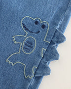 Conjunto infantil 3 piezas dinosaurios para niño: camiseta estampada, interior ligero y pantalón vaquero en España