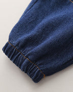 Conjunto niño 3 piezas sudadera y pantalón vaquero con estampado de oso estilo casual otoño, ropa infantil en España