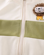 Conjunto deportivo niño 3 piezas con chaqueta, camiseta interior, pantalón y mini mochila chándal infantil invierno en España