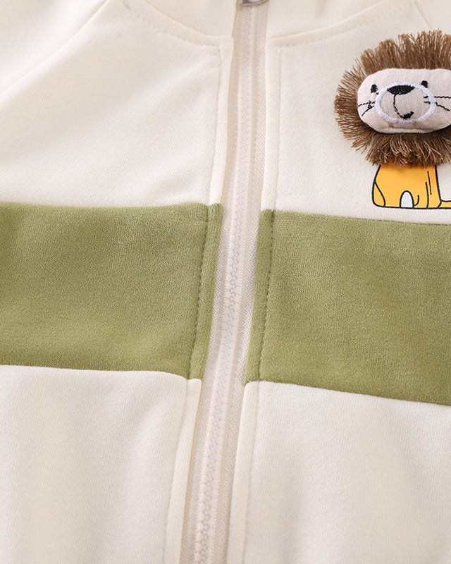 Conjunto deportivo niño 3 piezas con chaqueta, camiseta interior, pantalón y mini mochila chándal infantil invierno en España
