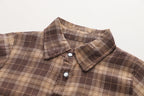 Conjunto ropa bebé niño 3 piezas invierno camisa de cuadros chaleco de lana pantalón , Ideal para clima otoñal en España