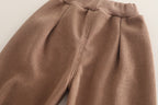 Conjunto bebé invierno 2 piezas chaqueta y pantalón felpa cálida,Ideal para clima otoñal en España