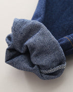 Conjunto niño 3 piezas sudadera y pantalón vaquero con estampado de oso estilo casual otoño, ropa infantil en España