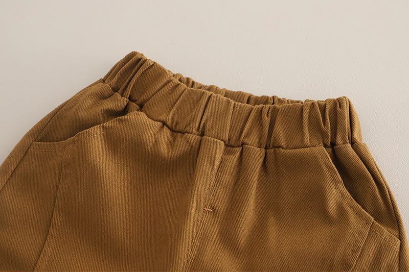Conjunto niño 3 piezas ropa niño otoño invierno: camisa estampada pata de gallo, camiseta algodón y pantalón elástico en España