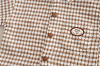 Conjunto niño 3 piezas ropa niño otoño invierno: camisa estampada pata de gallo, camiseta algodón y pantalón elástico en España