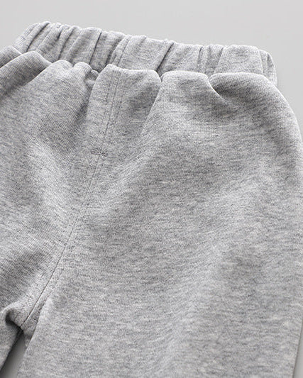 Conjunto bebé y niño 3 piezas ropa bebé: chaqueta estampada, camiseta con oso y pantalón gris cómodo en España