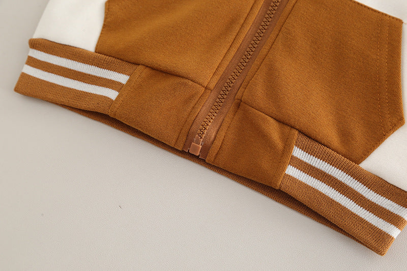 Conjunto infantil 3 piezas invierno niño . sudadera interior, chaqueta con capucha y pantalónropa bebé en España
