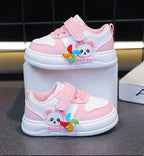 Tenis Ligeros de Panda Rosa para Niñas