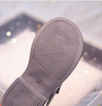 Zapato elegante para niña con diseño de flor de cristal brillante en España