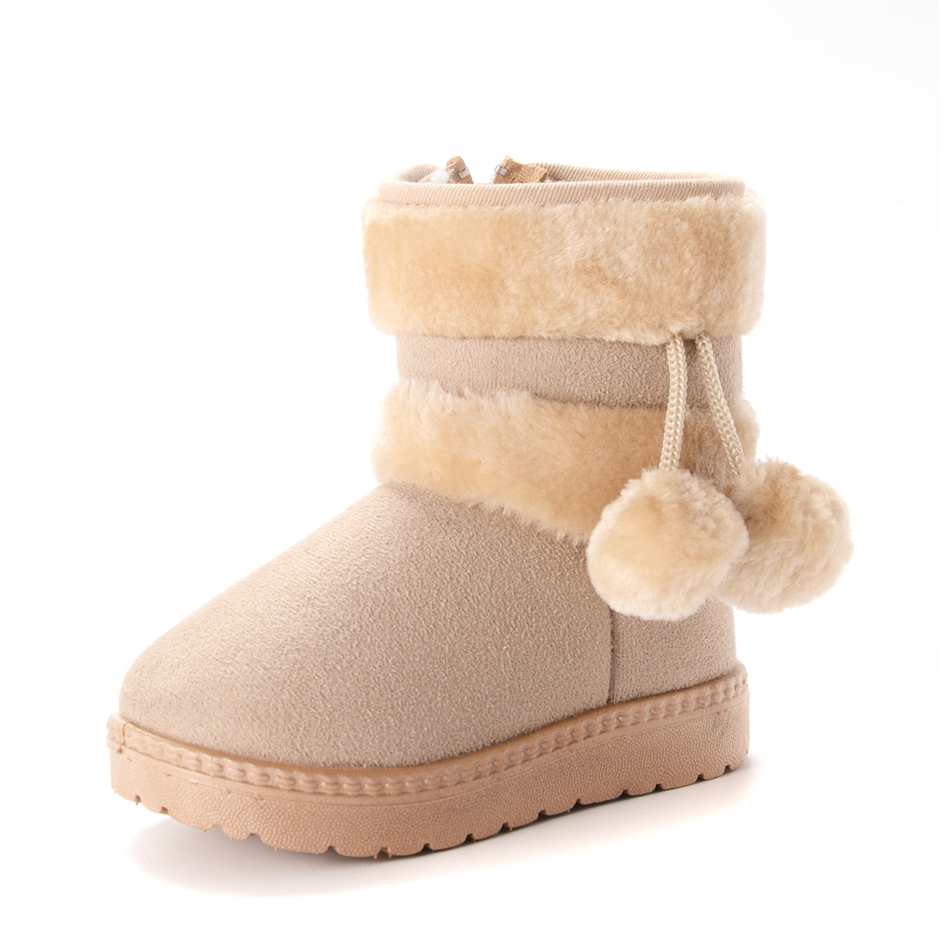 Bota cálida forrada de piel para el invierno en España