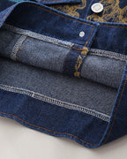 Conjunto niño 3 piezas sudadera y pantalón vaquero con estampado de oso estilo casual otoño, ropa infantil en España