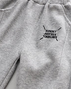 Conjunto bebé y niño 3 piezas ropa bebé: chaqueta estampada, camiseta con oso y pantalón gris cómodo en España