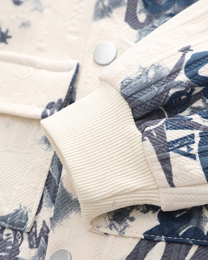 Conjunto bebé y niño 3 piezas ropa bebé: chaqueta estampada, camiseta con oso y pantalón gris cómodo en España