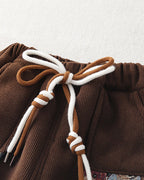Conjunto ropa bebé invierno 2 piezas: chaqueta acolchada con capucha y pantalón elástico infantil con bolsillos panda en España