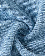 Jeans de Niña de Pierna Ancha con Flores Bordadas Cómodos,
