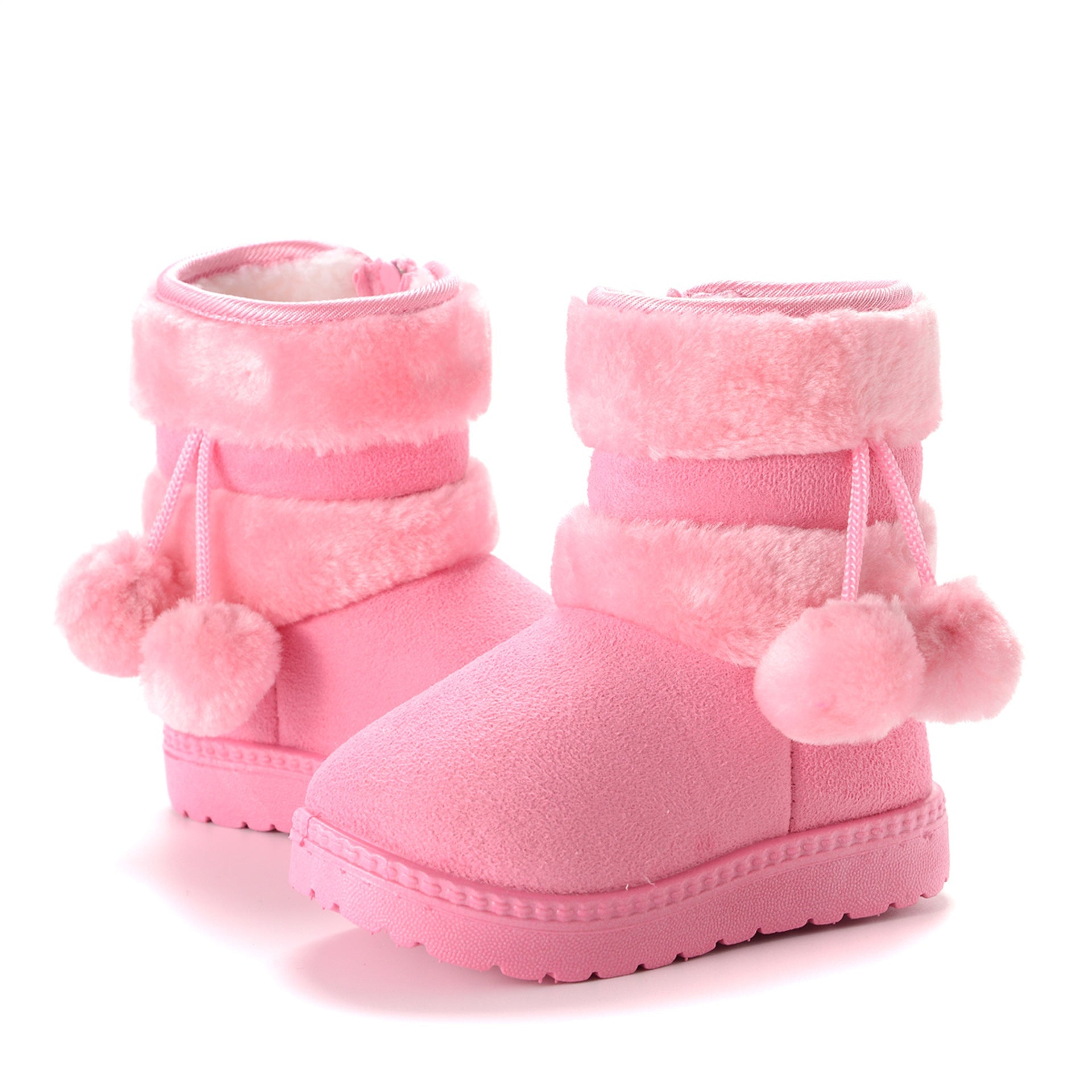 Bota cálida forrada de piel para el invierno en España