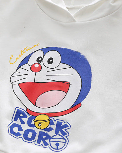 Conjunto niño 3 piezas ropa infantil: chaqueta sin mangas, sudadera Doraemon y pantalón deportivo en España