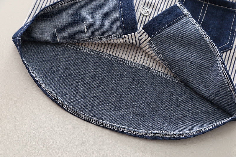 Conjunto niño 3 piezas ropa infantil: camisa, camiseta y pantalón vaquero en España