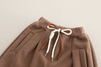 Conjunto bebé invierno 2 piezas chaqueta y pantalón felpa cálida,Ideal para clima otoñal en España