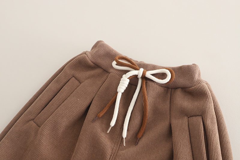 Conjunto bebé invierno 2 piezas chaqueta y pantalón felpa cálida,Ideal para clima otoñal en España