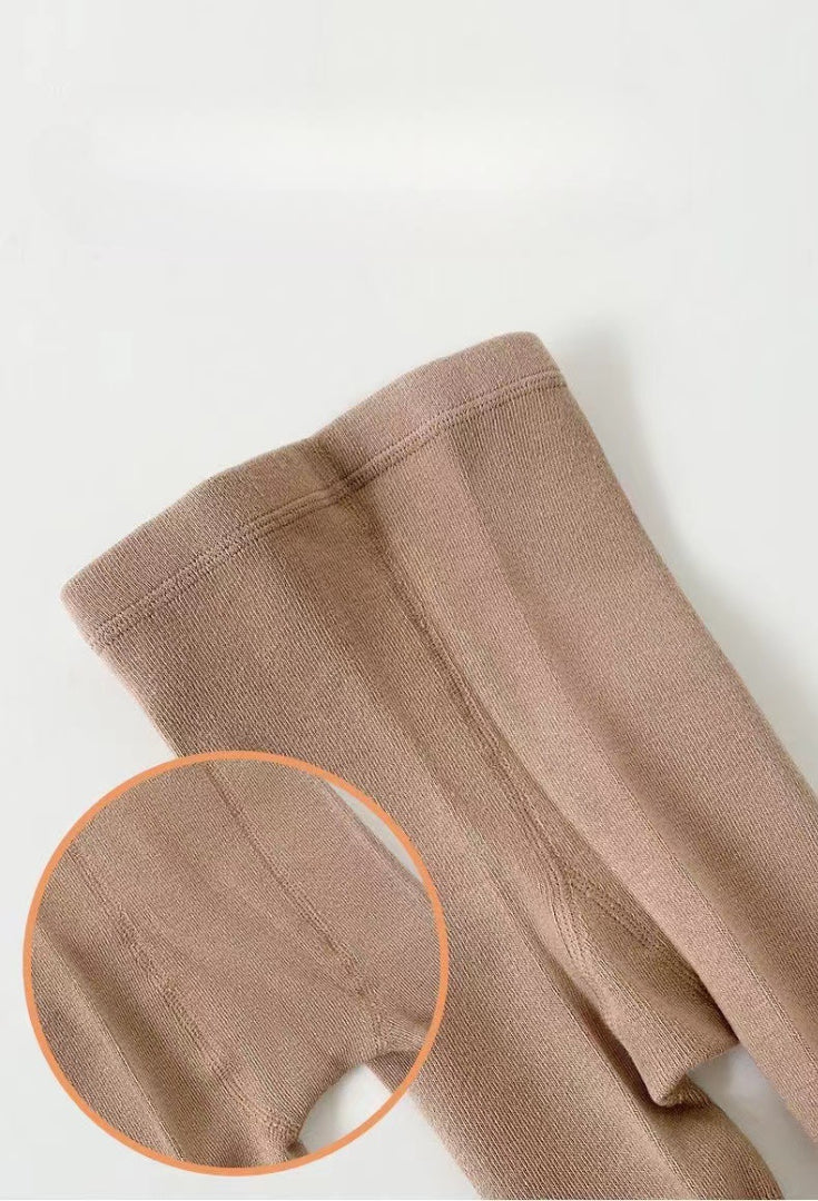 Calcetines niña largos de invierno con lazo clásico y cuadros | calcetines infantiles cálidos en España