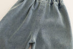 Conjunto niño 3 piezas de ropa niño: camiseta de algodón, camisa de cuadros y pantalón vaquero ancho cómodo en España