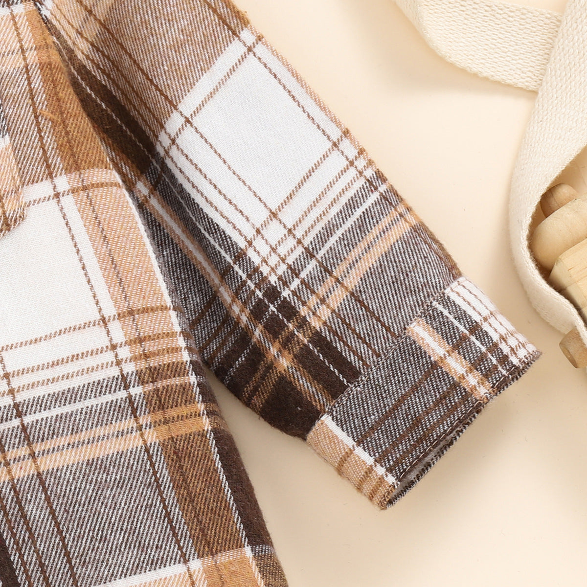 Conjunto niño 2 piezas camisa de cuadros y pantalón vaquero cómodo ropa infantil otoño invierno en España