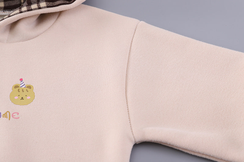 Conjunto bebé 3 piezas invierno chaqueta sudadera pantalón vaquero en España
