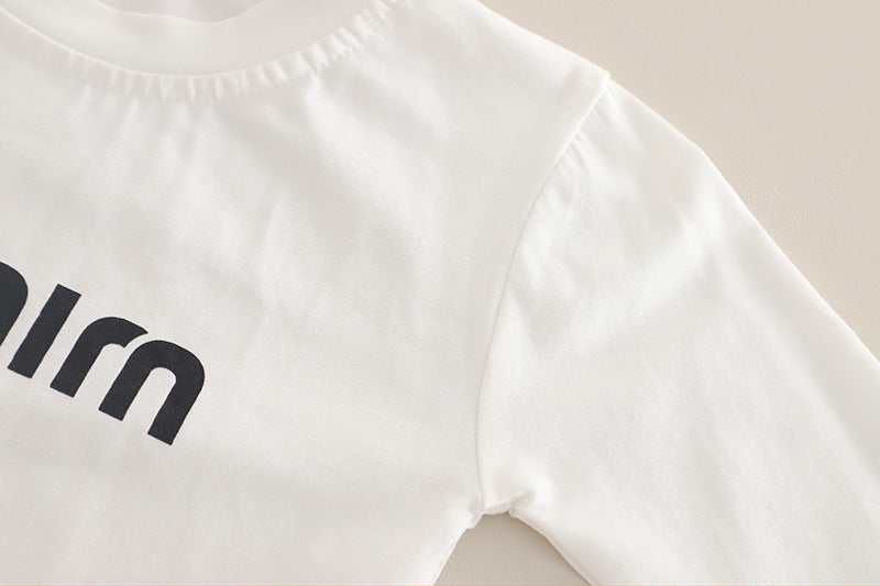 Conjunto niño 3 piezas ropa niño otoño invierno: camisa estampada pata de gallo, camiseta algodón y pantalón elástico en España
