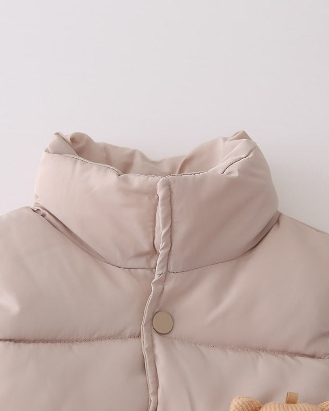 Conjunto de invierno bebé 3 piezas | ropa bebé invierno: sudadera, chaleco acolchado y pantalón con cintura elástica en España