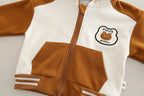 Conjunto infantil 3 piezas invierno niño . sudadera interior, chaqueta con capucha y pantalónropa bebé en España