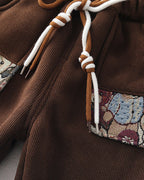 Conjunto ropa bebé invierno 2 piezas: chaqueta acolchada con capucha y pantalón elástico infantil con bolsillos panda en España