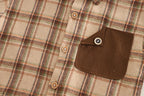 Conjunto infantil 3 piezas niño: camisa de cuadros, camiseta de algodón y pantalón vaquero en España
