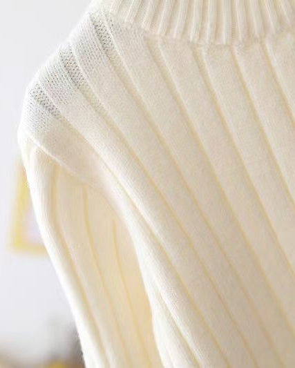Jersey Infantil de Punto Acanalado Suave, Cálido y Elegante para el Invierno