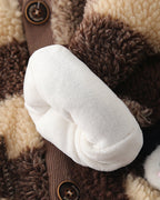 Conjunto ropa bebé invierno 2 piezas: chaqueta acolchada con capucha y pantalón elástico infantil con bolsillos panda en España
