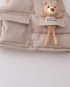 Conjunto de invierno bebé 3 piezas | ropa bebé invierno: sudadera, chaleco acolchado y pantalón con cintura elástica en España