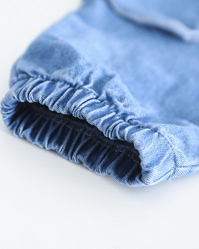 Conjunto bebé niño invierno: camiseta manga larga algodón con capucha y pantalón vaquero en España