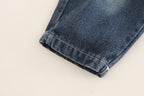 Conjunto infantil 3 piezas niño: camisa de cuadros, camiseta de algodón y pantalón vaquero en España