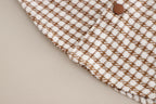 Conjunto niño 3 piezas ropa niño otoño invierno: camisa estampada pata de gallo, camiseta algodón y pantalón elástico en España