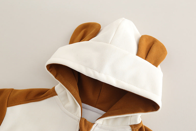 Conjunto infantil 3 piezas invierno niño . sudadera interior, chaqueta con capucha y pantalónropa bebé en España